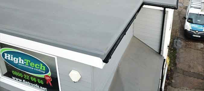 Flat roofs for commercial buildings