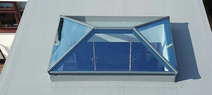 What is the difference between a roof lantern and a skylight
