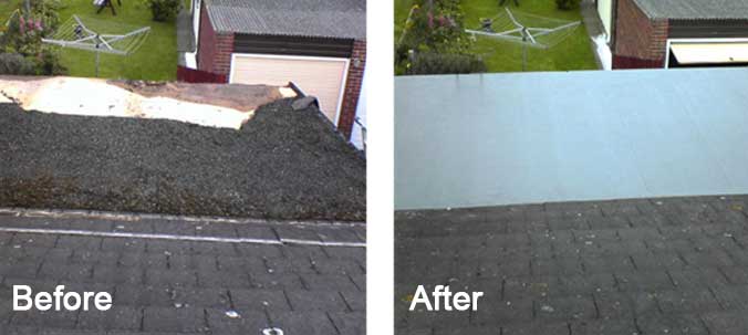 How to clean your flat roof