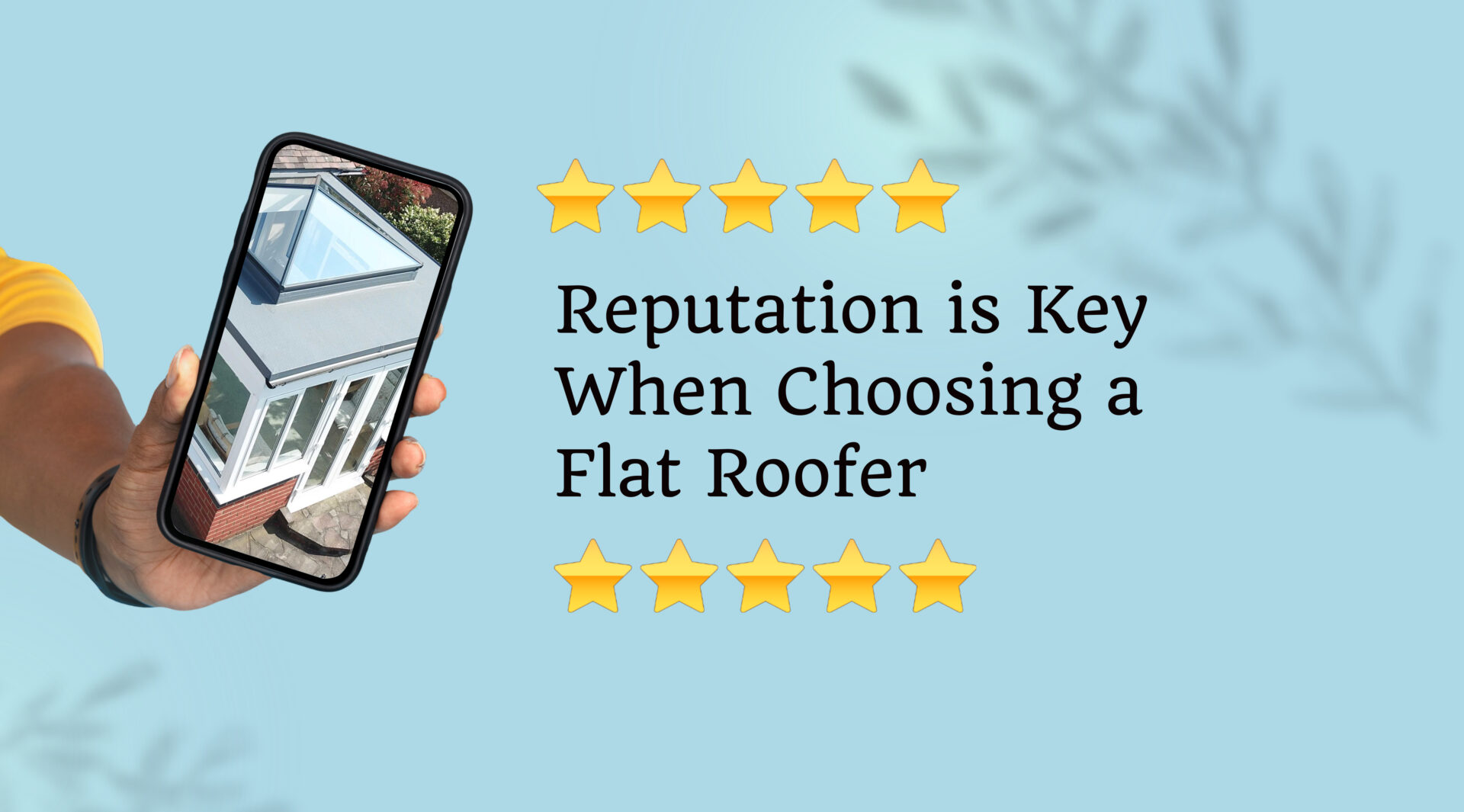 reputation is key when choose a flat roofer High Tech Membrane Roofing